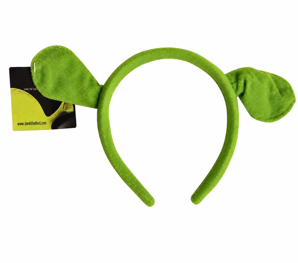 DreamWorks – Shrek the Third – Green Plush Ogre Ears Headband with Tag