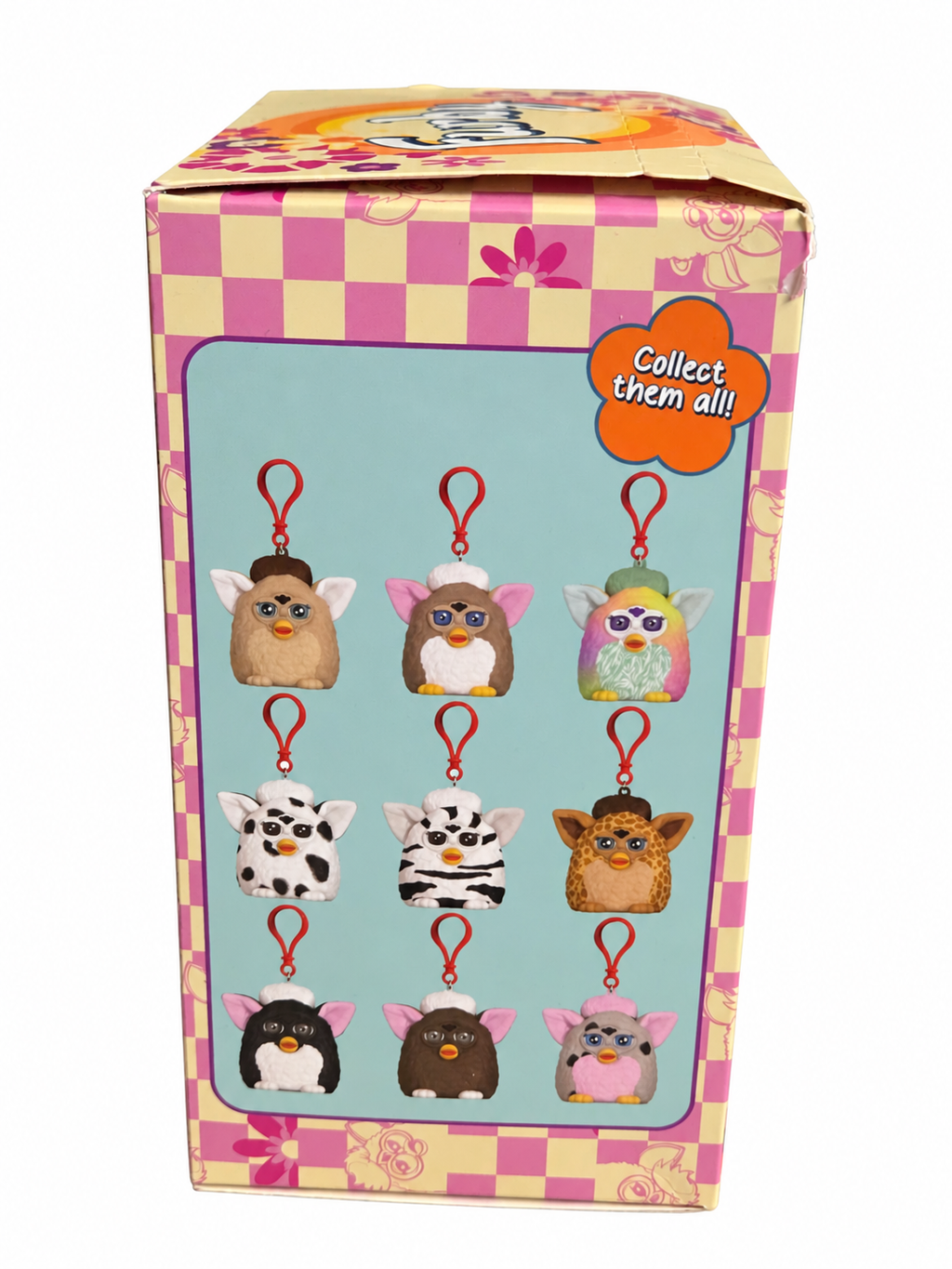 Unopened Furby 90s Retro Jumbo Flocked Hanger blind box, actual box condition