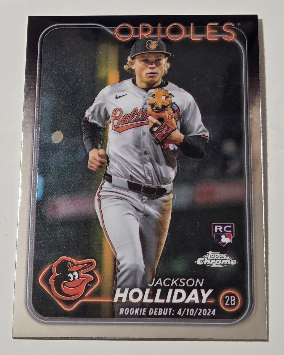 2024 Topps Chrome Update Jackson Holliday USC89 Rookie Debut RC front