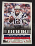 2013 Score Tom Brady 285 Franchise New England Patriots football card front