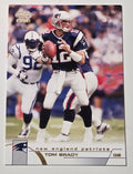 2002 Pacific Tom Brady 258 New England Patriots football card front