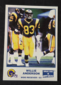 1992 Carl's Jr. Los Angeles Rams Police Willie Flipper Anderson #16 front