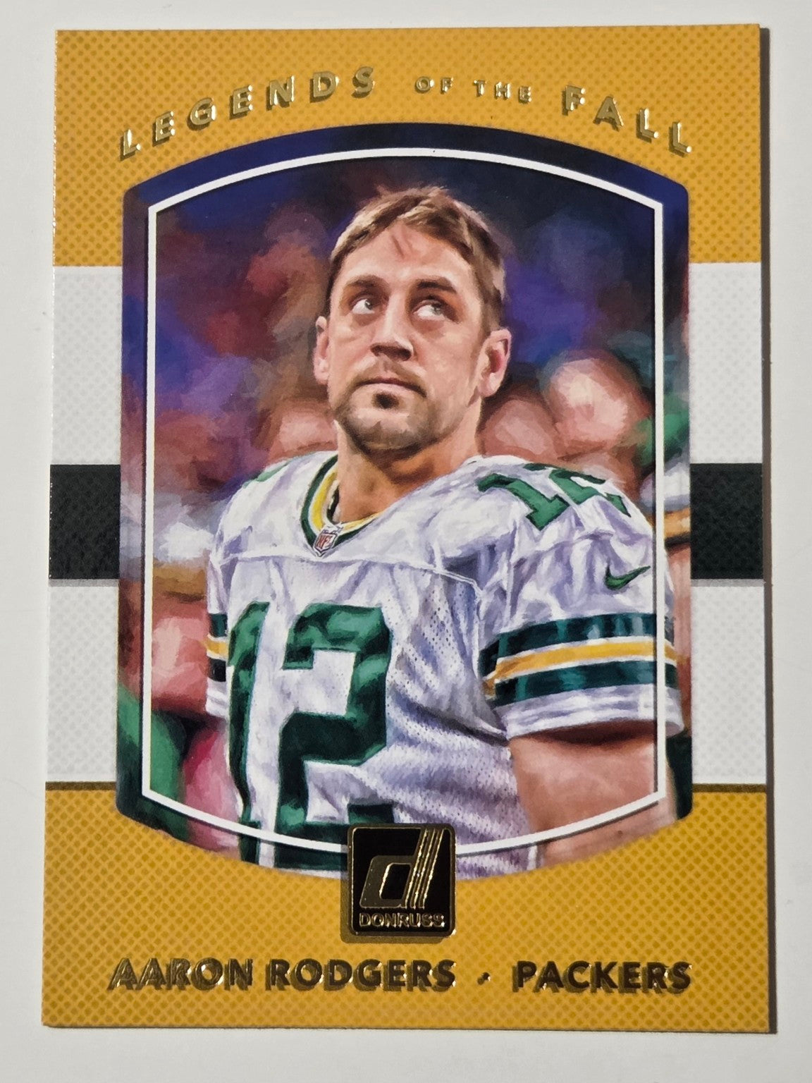 2017 Donruss Legends of the Fall Aaron Rodgers #9 front