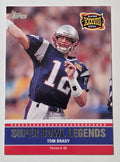2011 Topps Super Bowl Legends Tom Brady #SBL-XXXVIII front