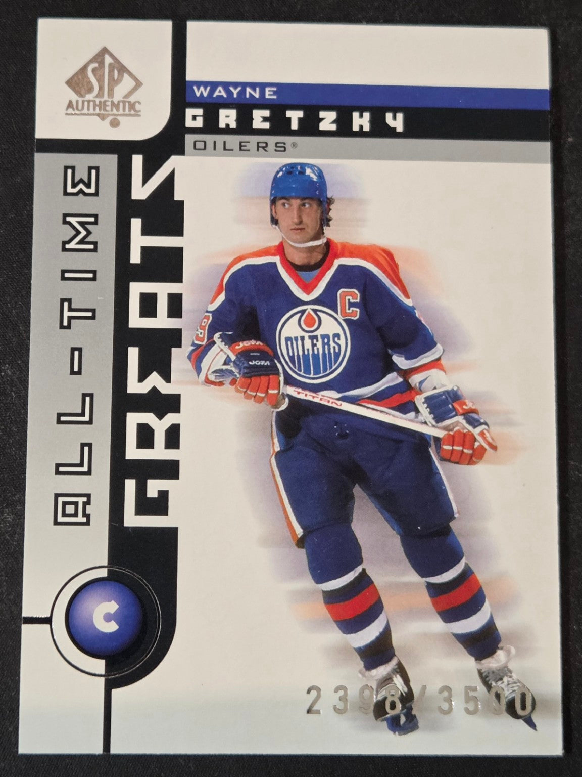 Wayne Gretzky SP Authentic All-Time Greats #101 numbered 2398/3500 front