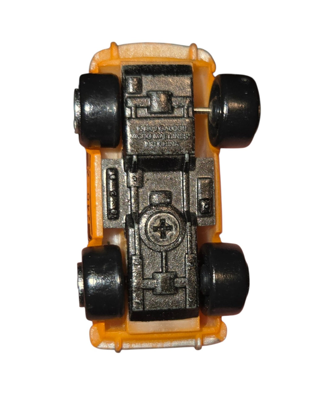 Galoob Micro Machines Datsun 240Z underside and wheels