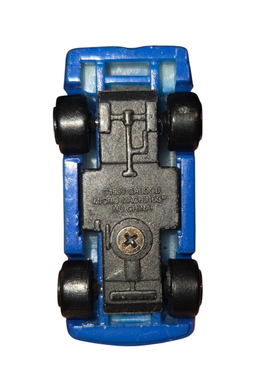Micro Machines Georgia State Patrol car underside with 1989 Galoob marking