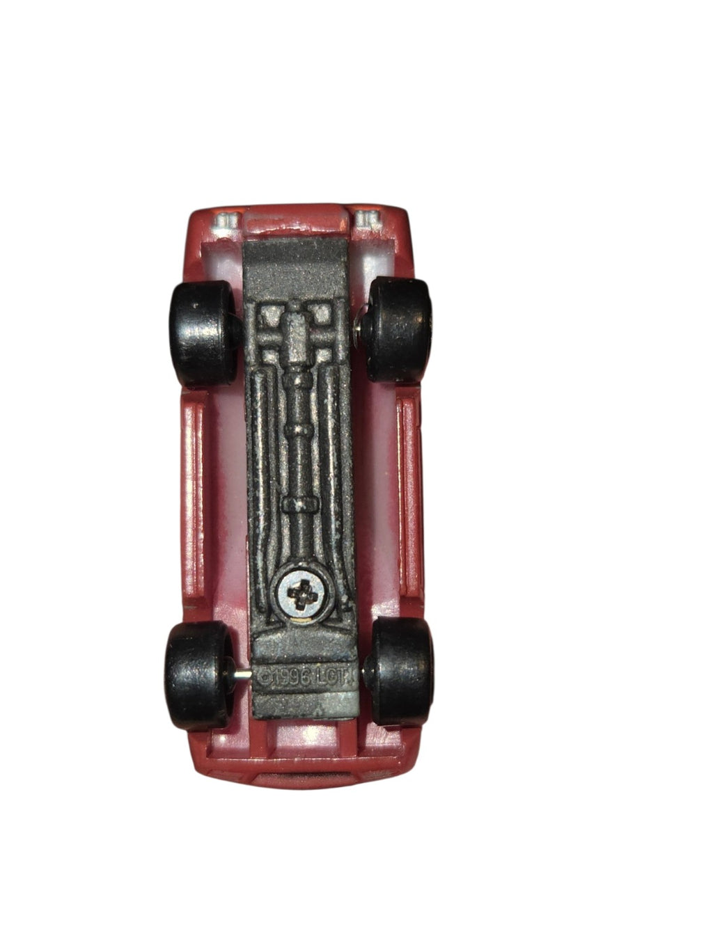 Micro Machines Cadillac underside showing 1996 LGTI marking and wheels