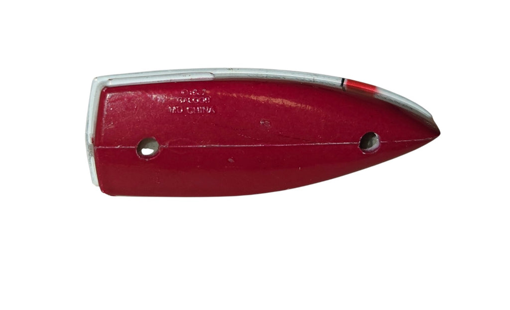 Coast Guard miniature boat red underside with 1987 Galoob China markings