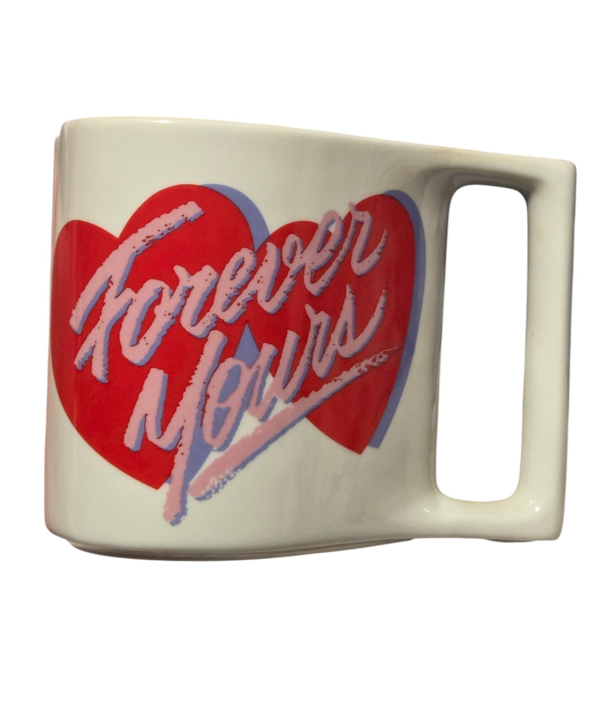 Avon Forever Yours heart-shaped mug front design