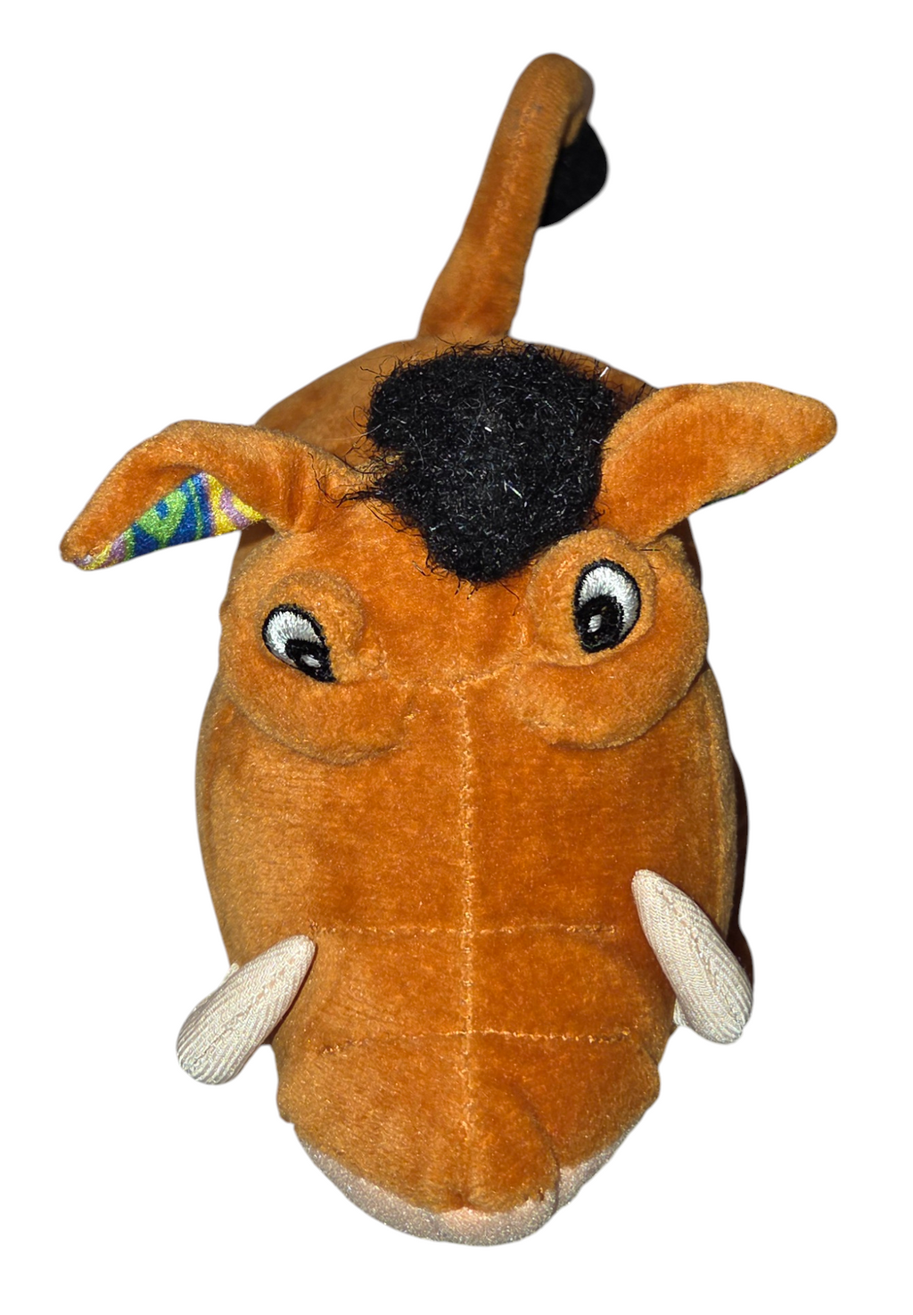 Pumbaa plush face details