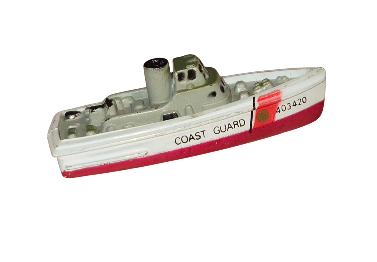 Galoob Micro Machines Coast Guard boat opposite side with number 403420