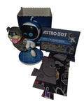 CultureFly Astro Bot and Barkster vinyl figure with opened blind box, insert and included puzzle pieces