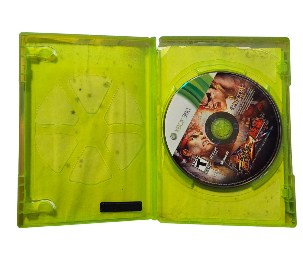 Street Fighter X Tekken Xbox 360 case and disc, manual missing