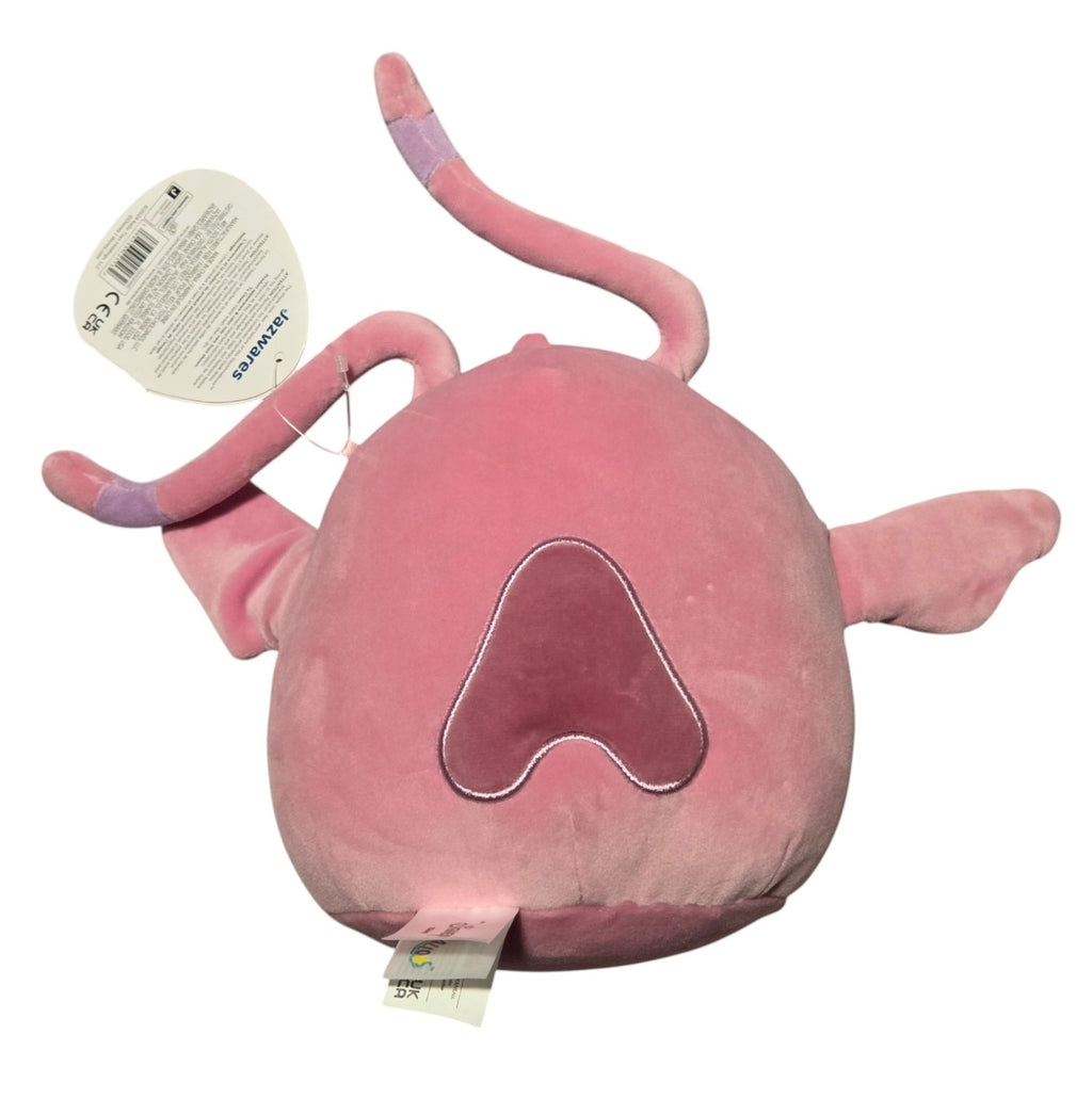 Disney Angel Squishmallows plush rear view with Jazwares hang tag