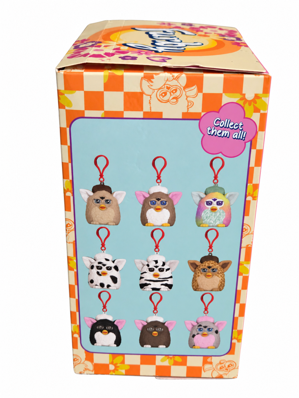 Unopened Furby 90s Retro Jumbo Flocked Hanger blind box, actual box condition