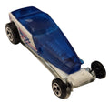 Hot Wheels Hi-Roller blue and white preowned, white background