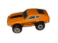 Galoob Micro Machines orange Datsun 240Z with black hood and side stripes