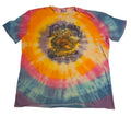 Creedence Clearwater Revival Born on the Bayou alligator graphic multicolor tie-dye shirt front size 2XL