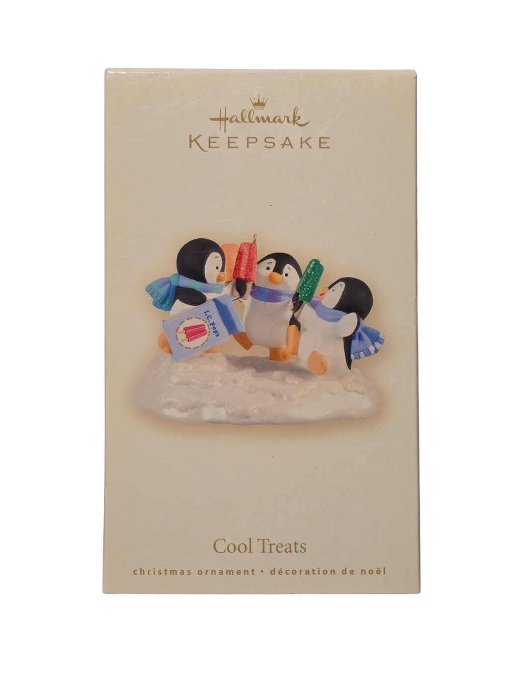 2008 Hallmark Keepsake Cool Treats penguin ornament original box front