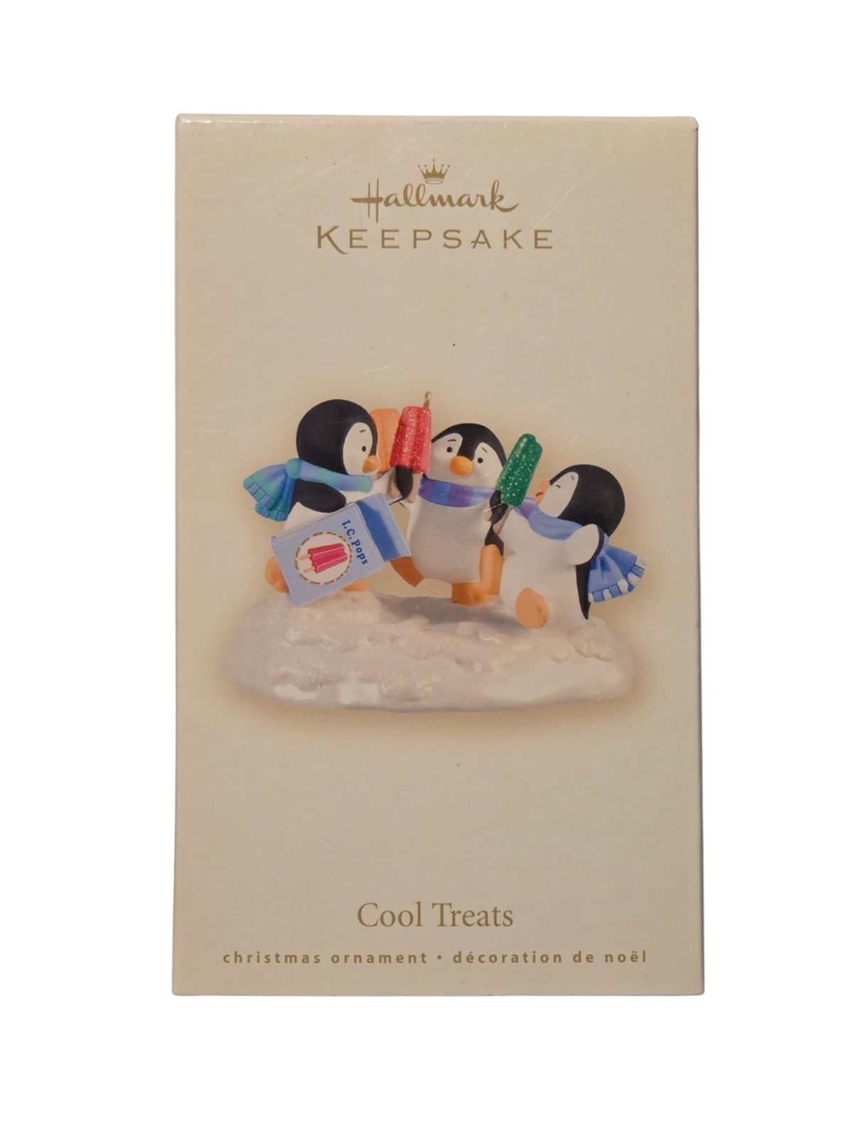 2008 Hallmark Keepsake Cool Treats penguin ornament original box front