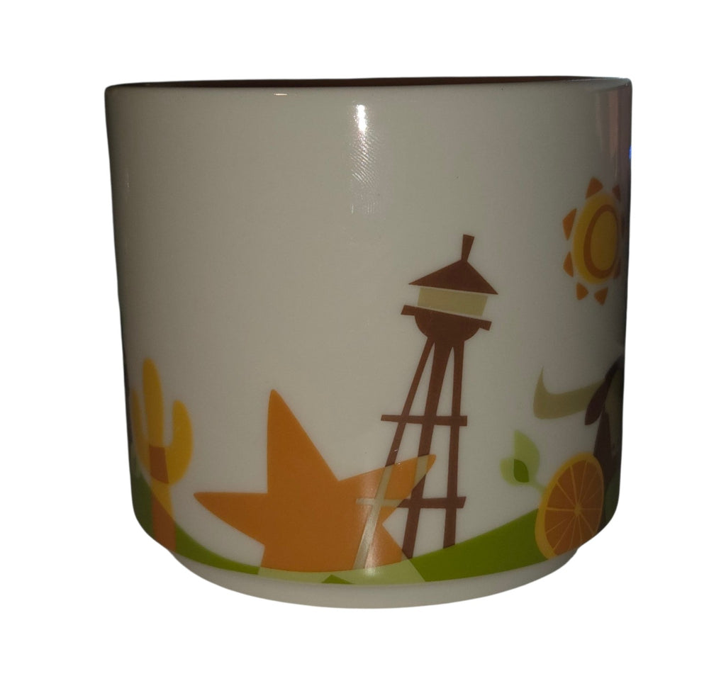 Texas mug star and oil derrick design