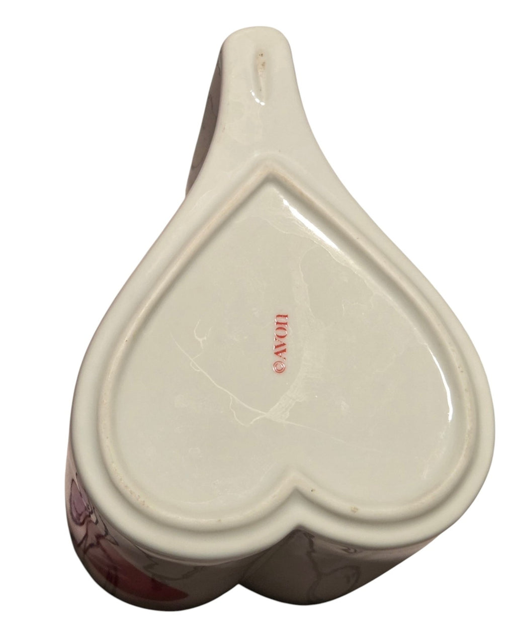 Avon mug base showing mark and glaze crazing