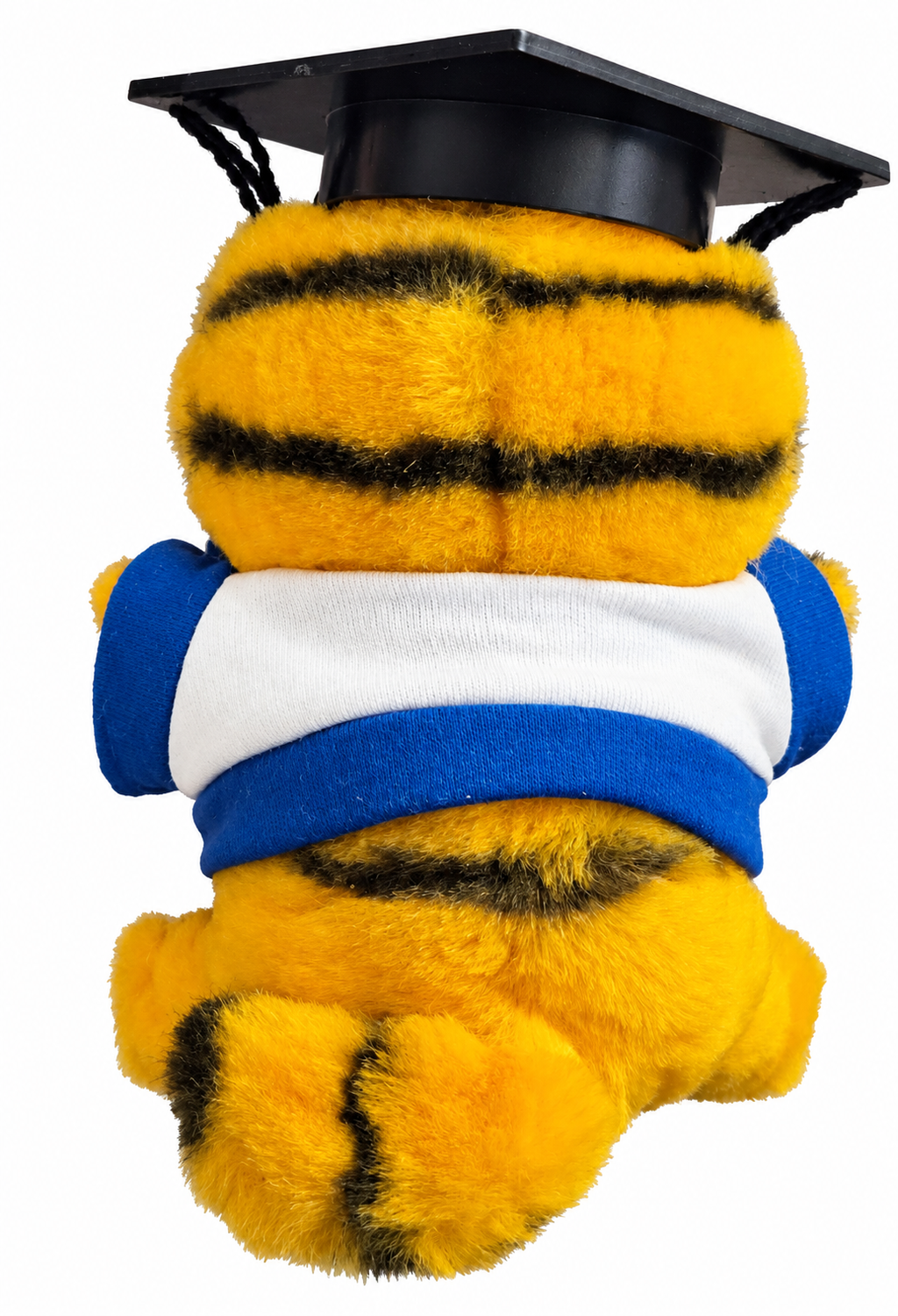 Garfield – Let's Party Plush with Black Graduation Cap & Blue-Trim Shirt