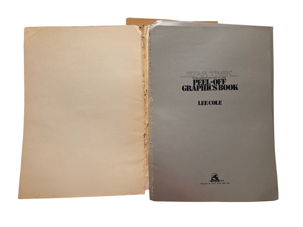 Title page by Lee Cole and damaged binding