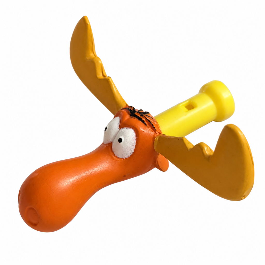 Bullwinkle moose character whistle, actual preowned item