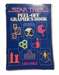 1979 – Pocket Books – Star Trek Peel-Off Graphics Book by Lee Cole – Incomplete / Damaged Binding