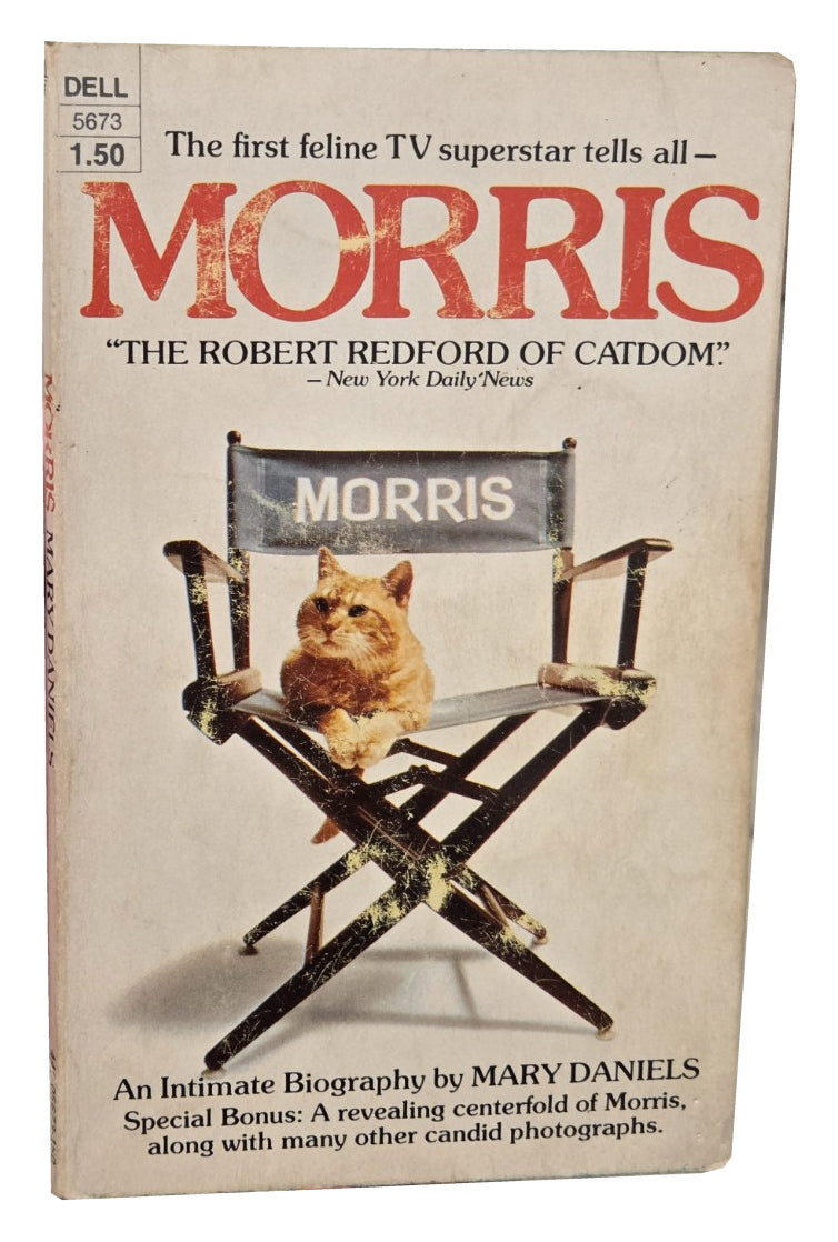 Morris An Intimate Biography front cover showing original wear on white background