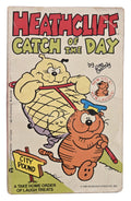 Heathcliff Catch of the Day front cover showing original creases and wear on white background