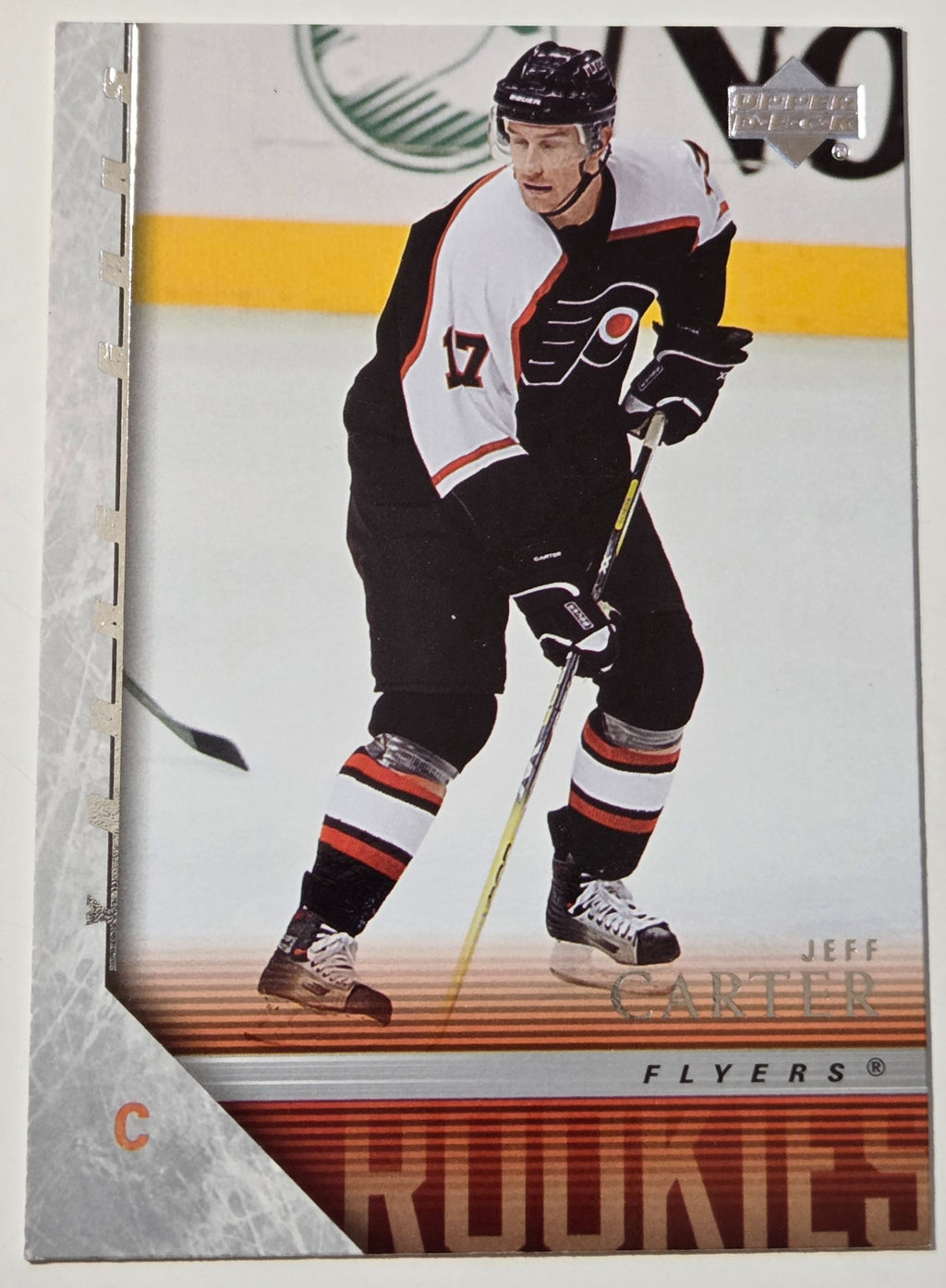 2005-06 Upper Deck Jeff Carter #444 Young Guns RC front