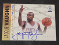 1997 Score Board Jacque Vaughn autograph numbered 181 of 500 front