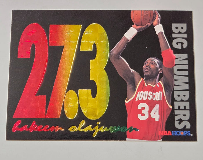 Hakeem Olajuwon NBA Hoops Big Numbers BN3 front