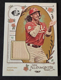 2024 Allen & Ginter Jonathan India AGR-JI Game-Used Bat Relic front