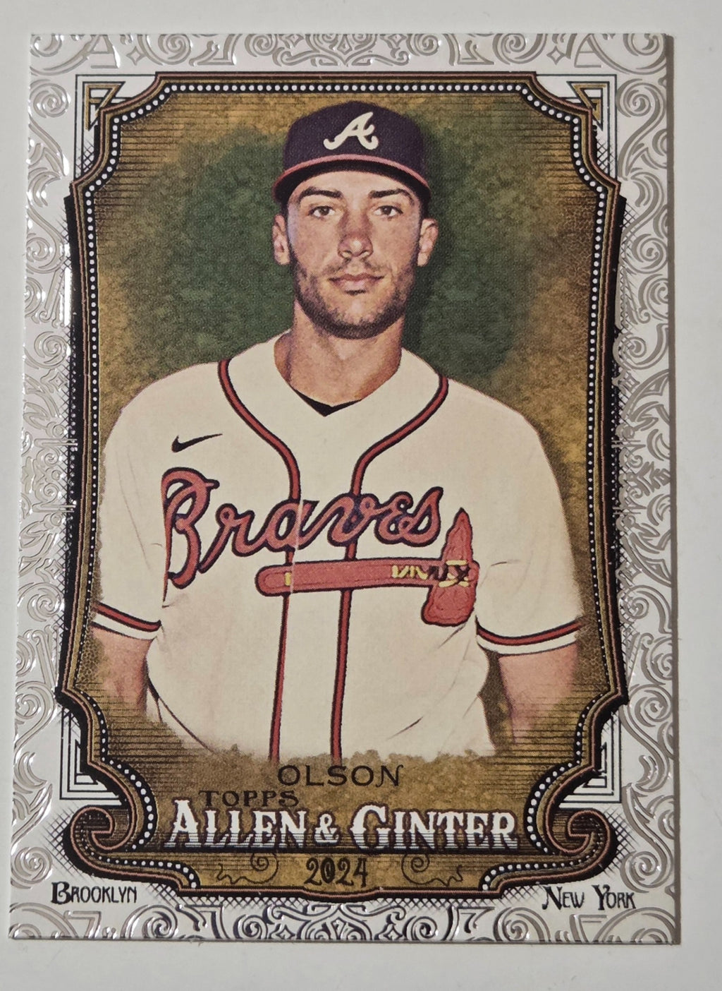 2024 Allen & Ginter Matt Olson 45 Foil Filigree front