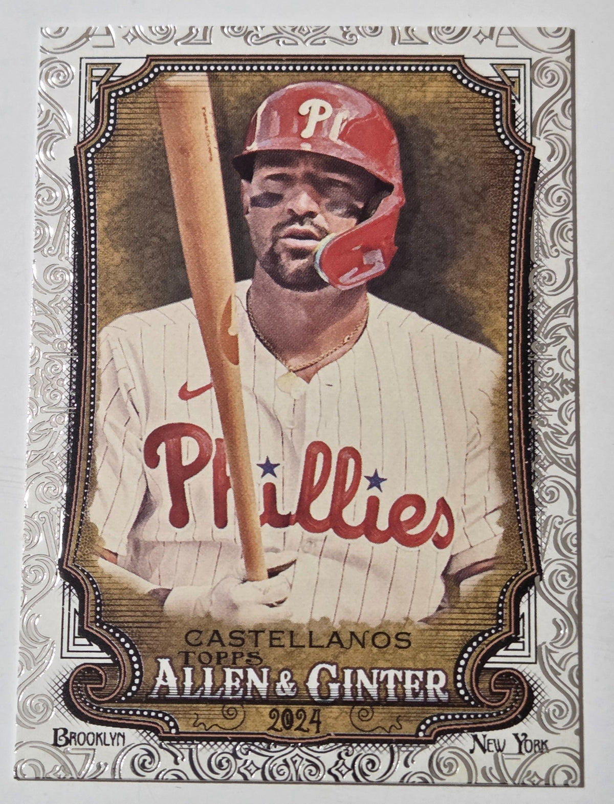 2024 Allen & Ginter Nick Castellanos 155 Foil Filigree front