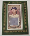 2024 Allen & Ginter Josh Jung MFR-JJ Framed Mini Game-Used Relic front