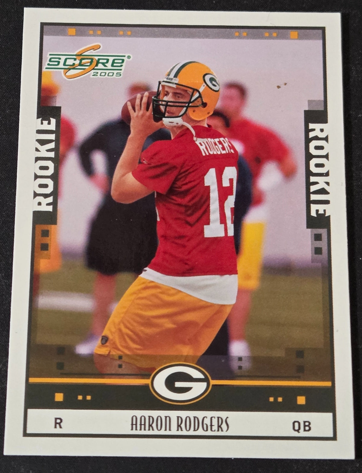 2005 Score Aaron Rodgers 352 RC front