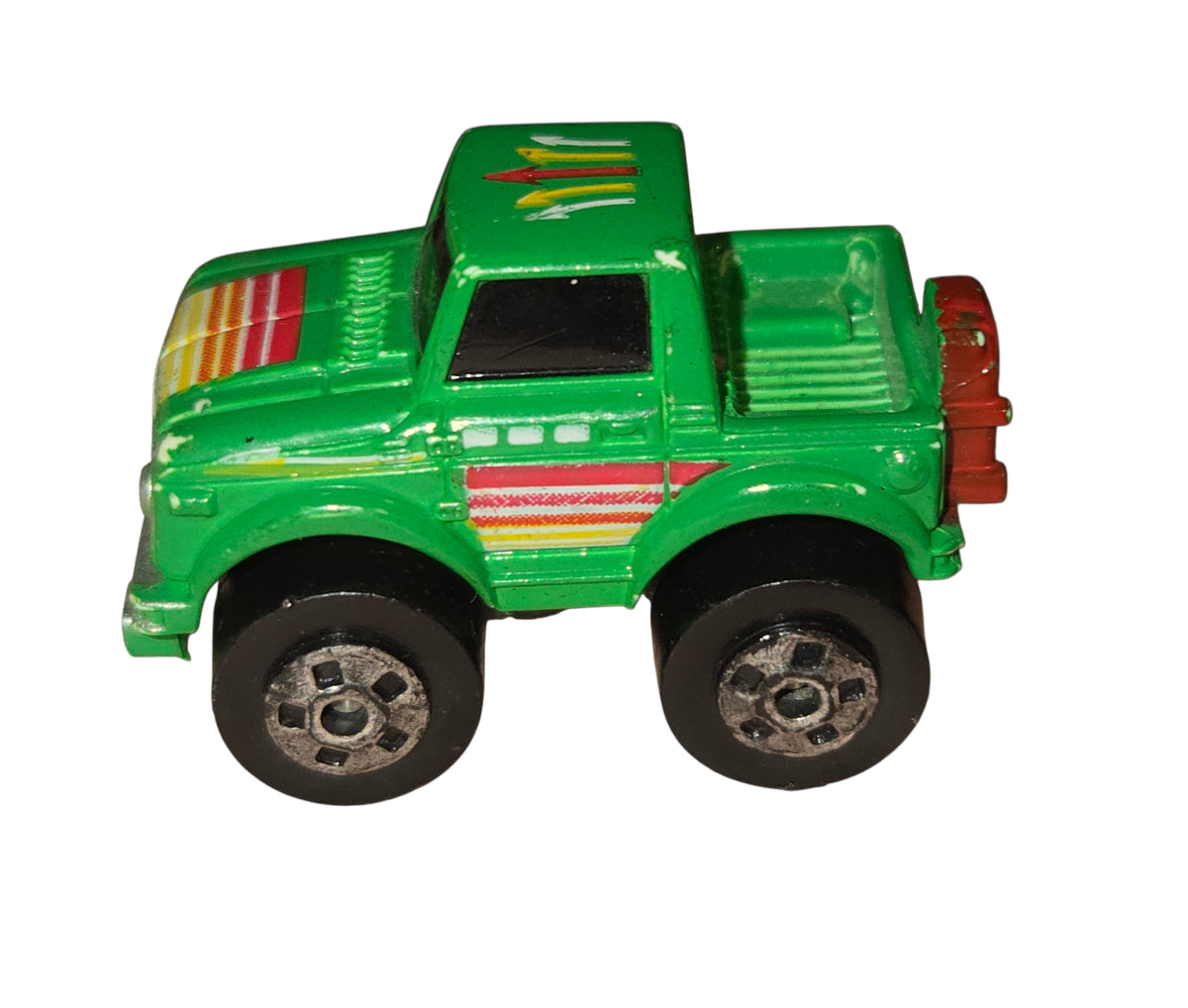 1987 Micro Machine Road Champs Green Suzuki Samurai Street Roader Jeep
