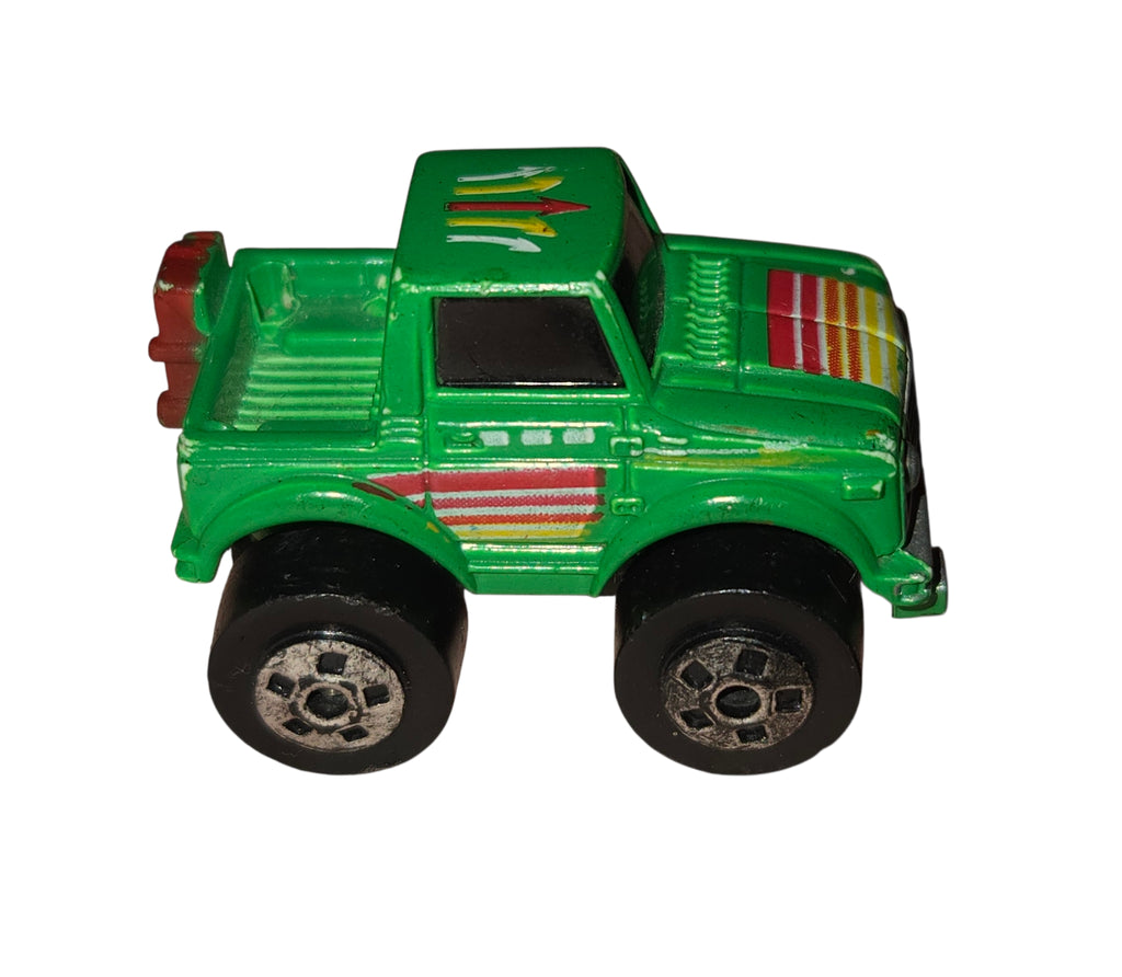 1987 Micro Machine Road Champs Green Suzuki Samurai Street Roader Jeep