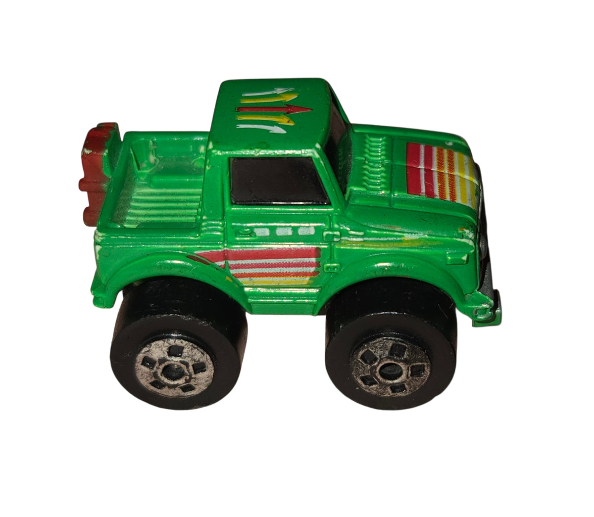 1987 Micro Machine Road Champs Green Suzuki Samurai Street Roader Jeep