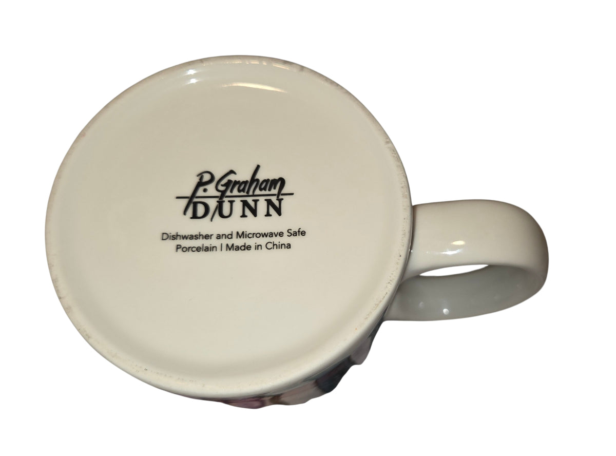 P Graham Dunn mug base porcelain dishwasher and microwave safe marking