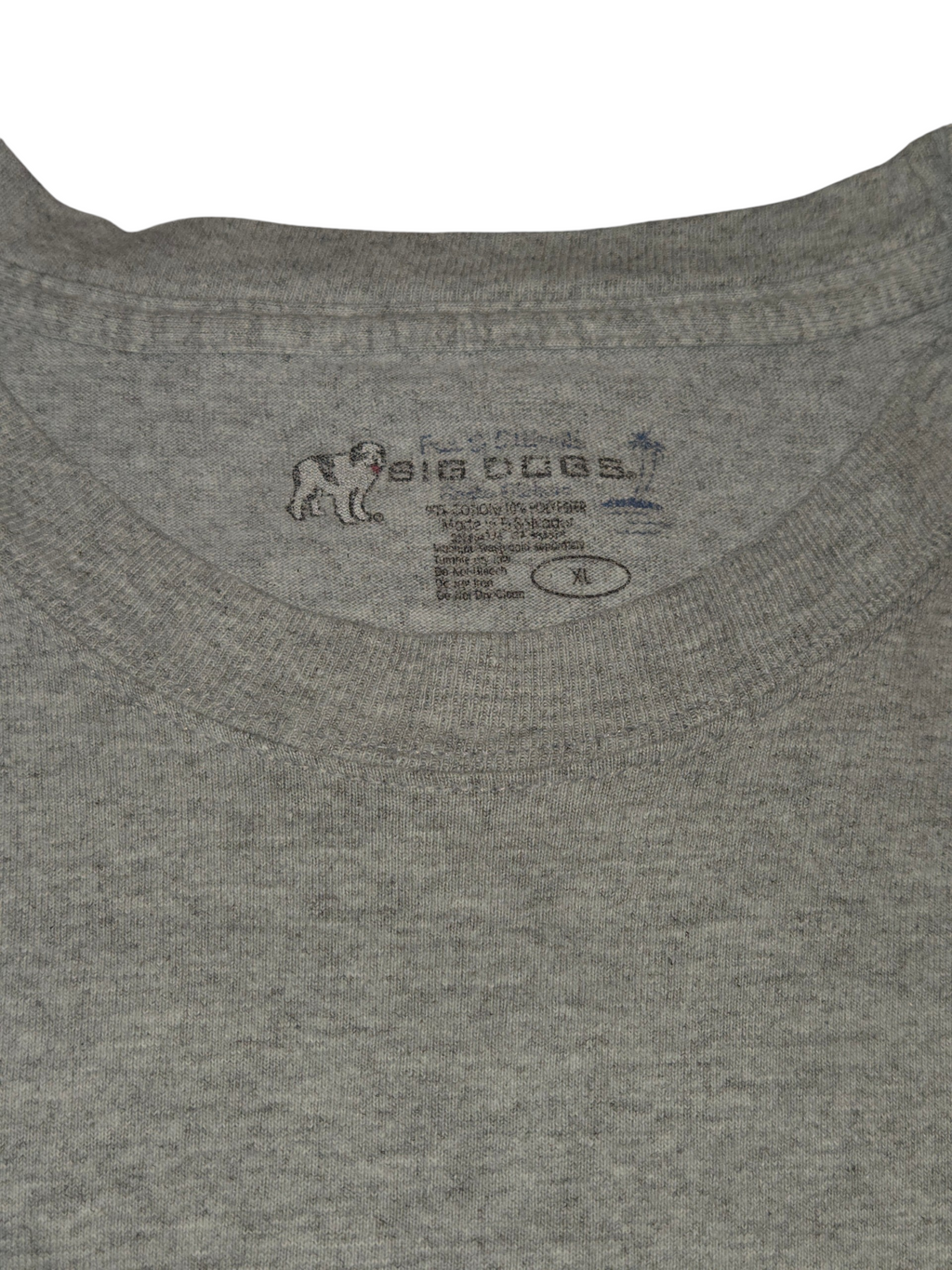 Big Dogs XL printed neck label