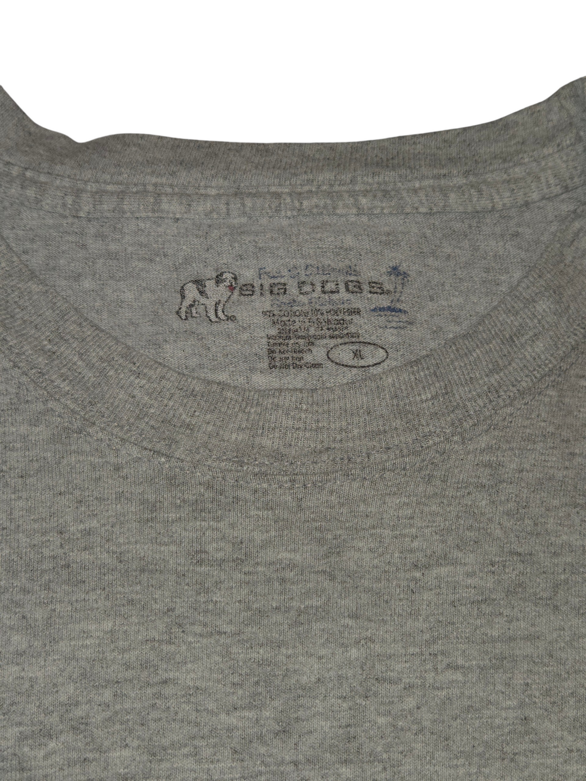 Big Dogs XL printed neck label