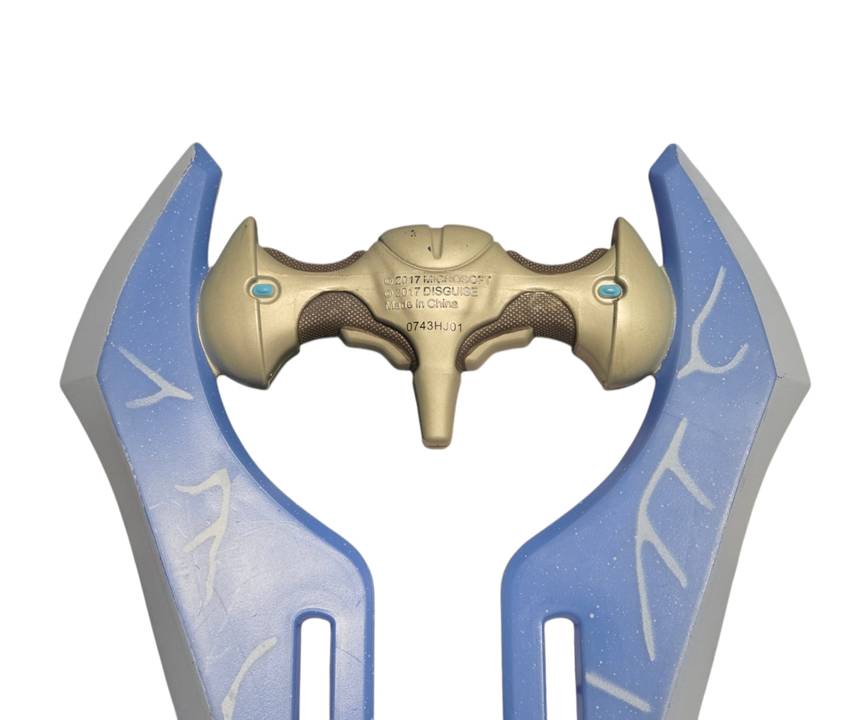 Disguise Halo Energy Sword costume prop copyright and maker markings