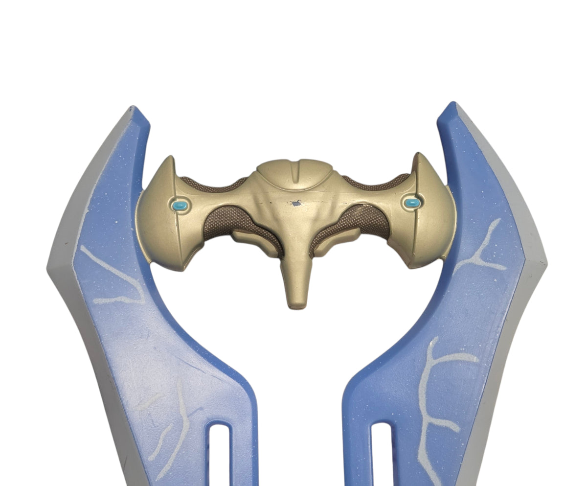 Disguise Halo Energy Sword costume prop handle showing paint wear