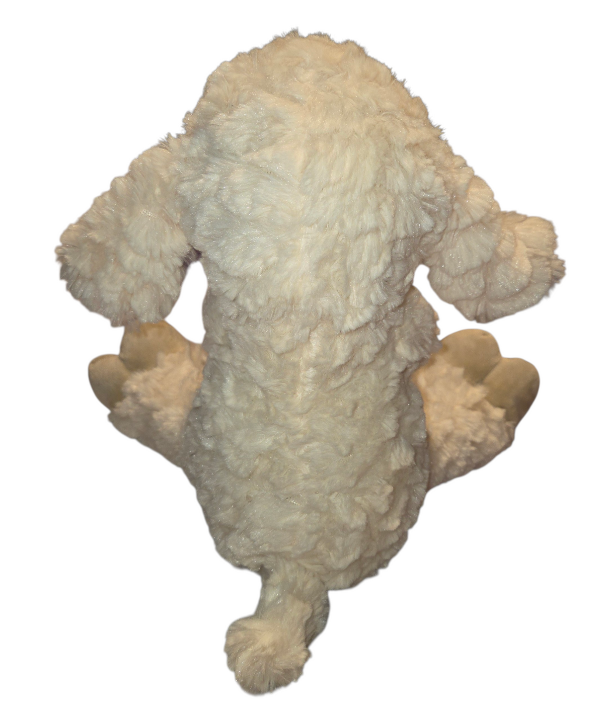 Ganz cream praying lamb plush back